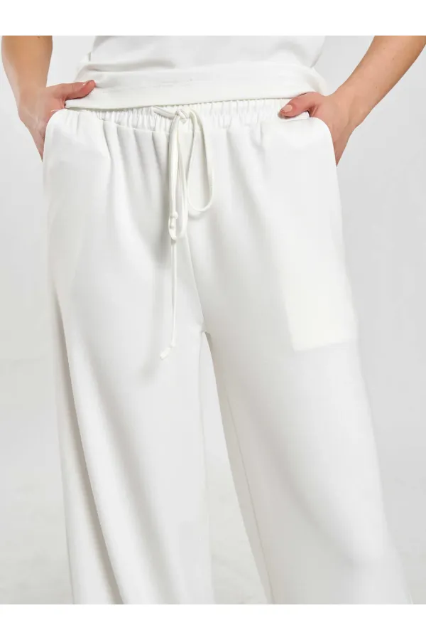 Pantalon à taille élastique 031628