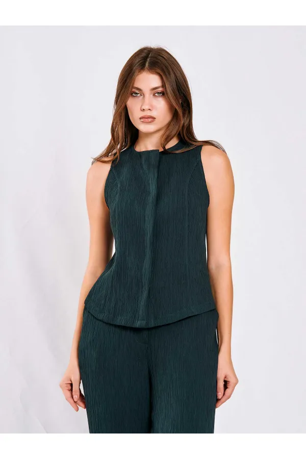 220563 Bisiklet Yaka Yelek Pantolon Takım