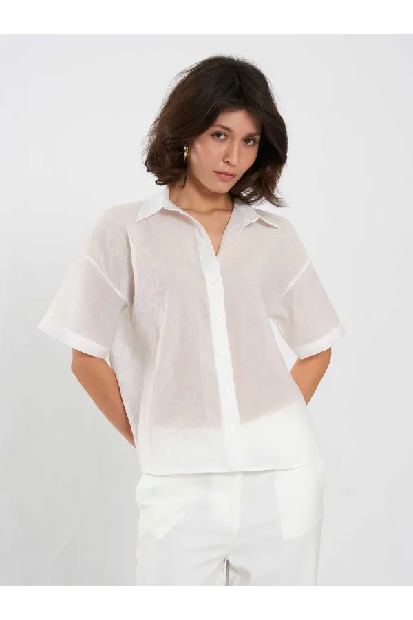 Chemise à manches courtes 080816