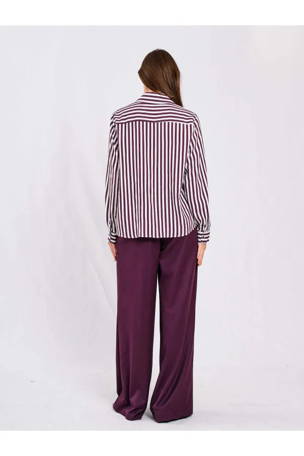 080716 Yakma Detaylı Gömlek