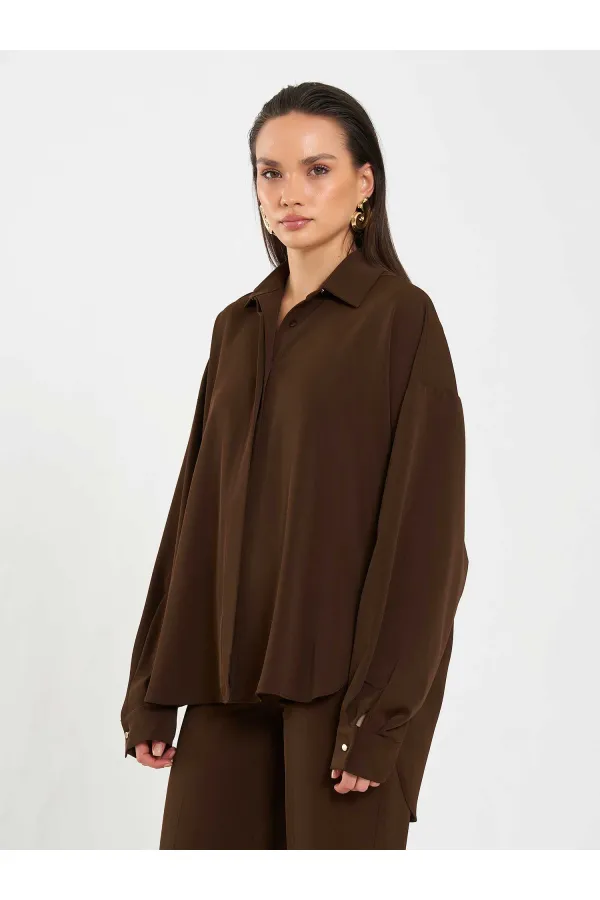 080802 Gizli Patlı Basic Gömlek