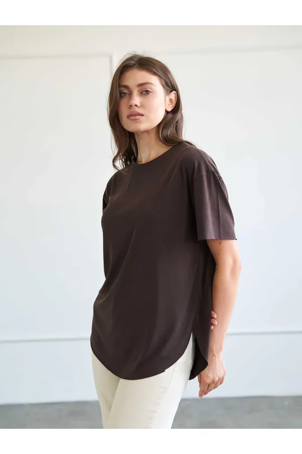 050746 Kısa Kollu Örme T-shirt