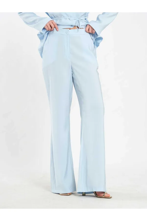 Pantalon à ceinture droite 031663