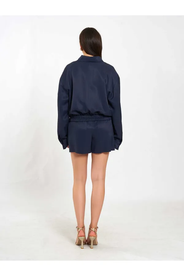 160897 Single Pocket Bomber Jacket