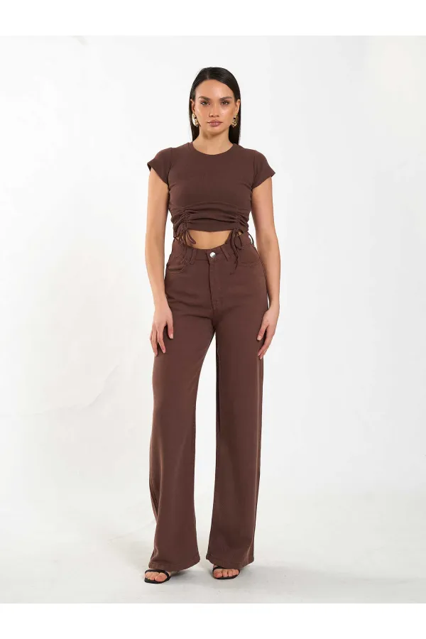 031659 Tencel Straight Leg Trousers 031659 Tencel Straight Leg Trousers