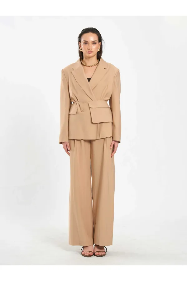 131057 Veste oversize avec sac