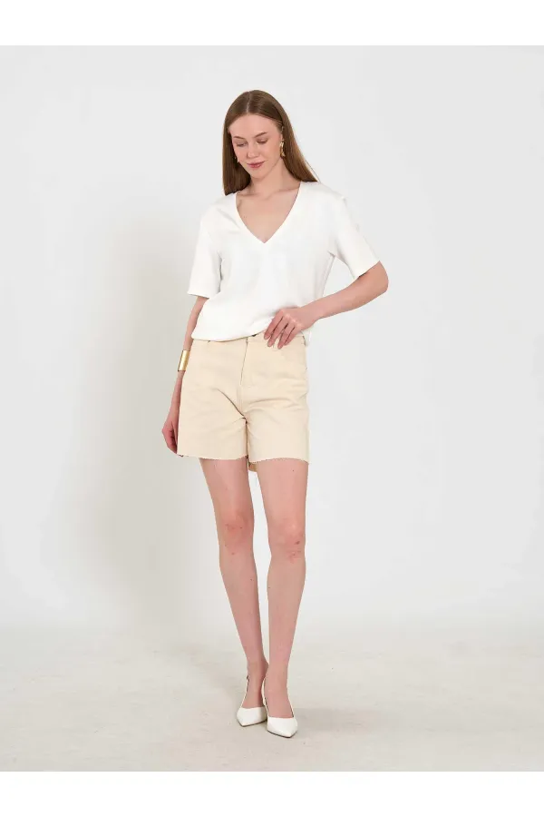 010877 Denim Mini Shorts