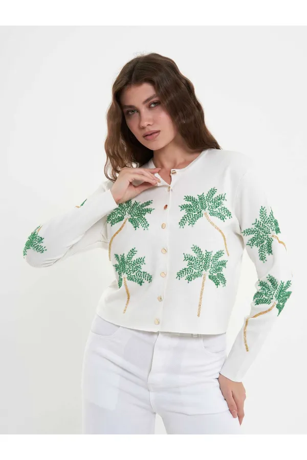 Gilet à perles Palm Tree 150525