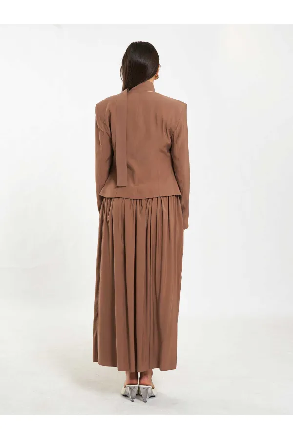 131049 Veste châle à col en V