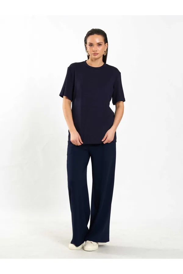 050733 Crew Neck Oversize T-Shirt