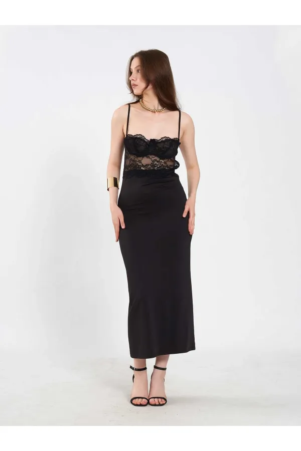 111714 Globe Lace Long Dress 111714 Globe Lace Long Dress