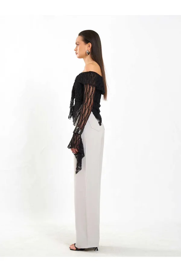 031659 Tencel Straight Leg Trousers 031659 Tencel Straight Leg Trousers
