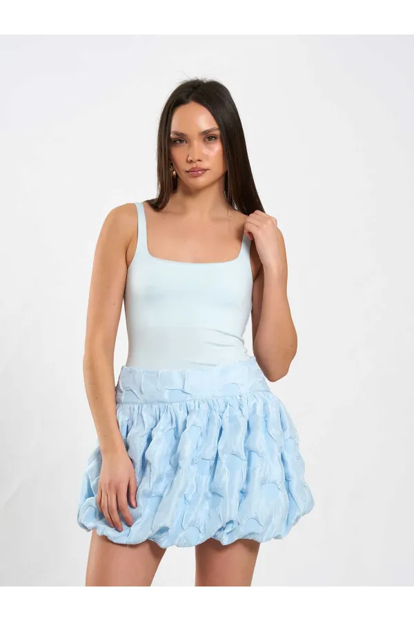 071822 Body sans manches à col ouvert