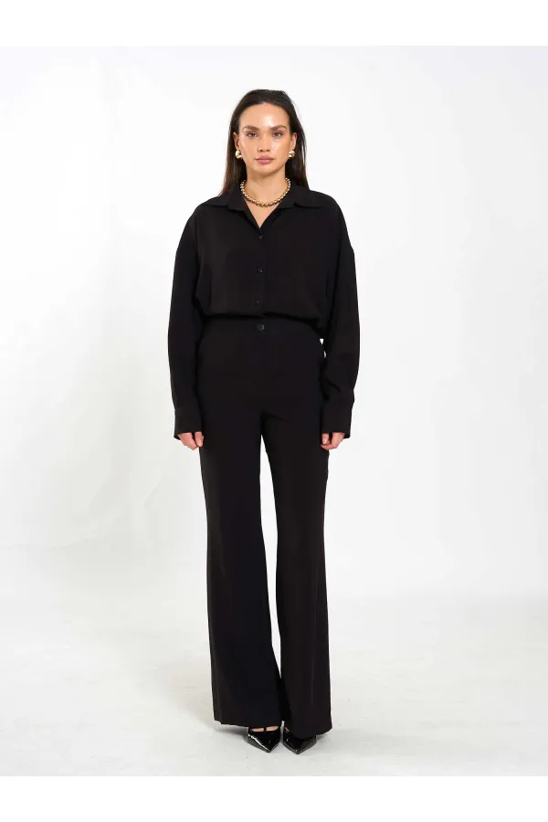 031651 Straight Belt Trousers