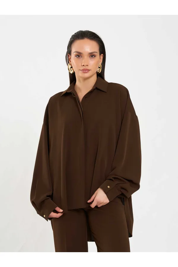 080802 Gizli Patlı Basic Gömlek