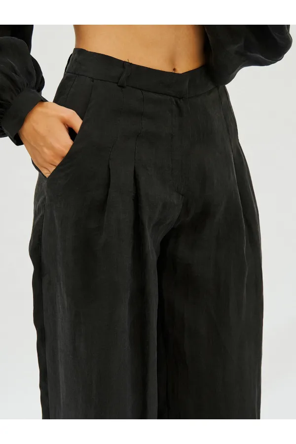 220579 Balloon Sleeve Shirt and Trouser Set