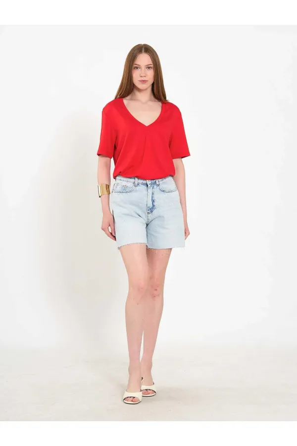 010877 Denim Mini Shorts