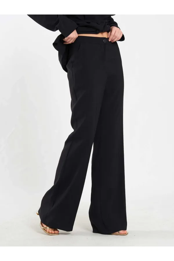 Pantalon à ceinture droite 031663