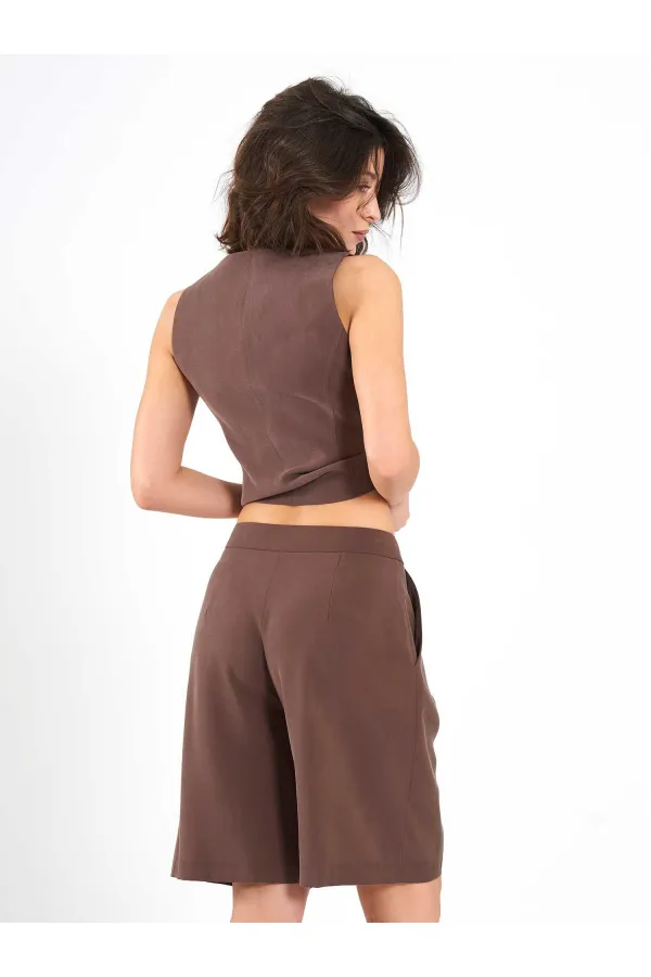 010876 Tek Pileli Bermuda