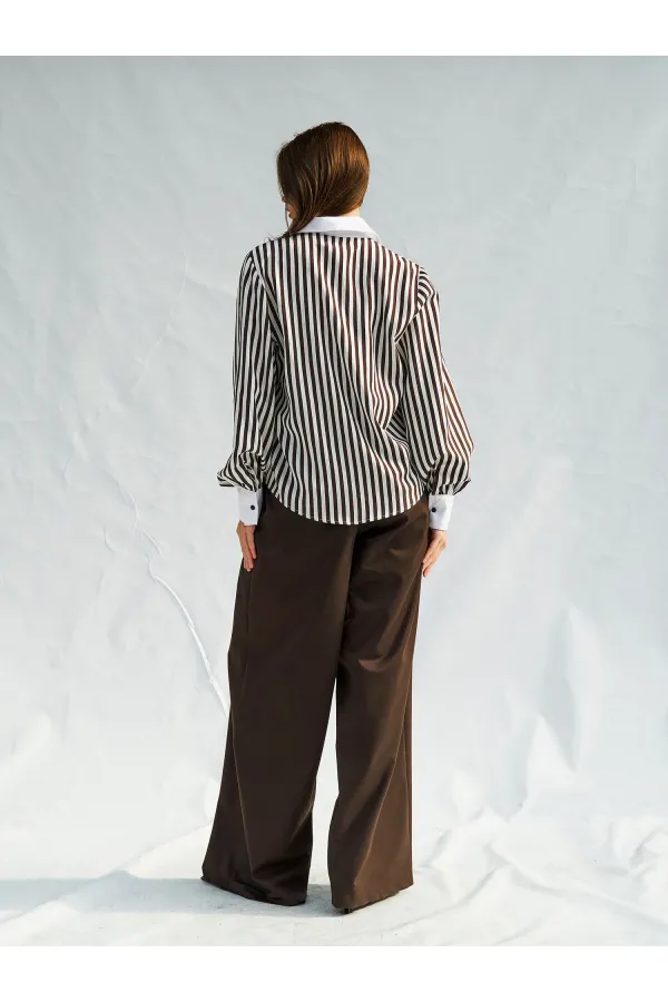 080726 Garnili Erkek Yaka Gömlek