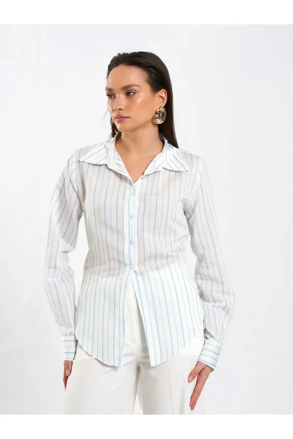 080787 Shirt with Back Detail