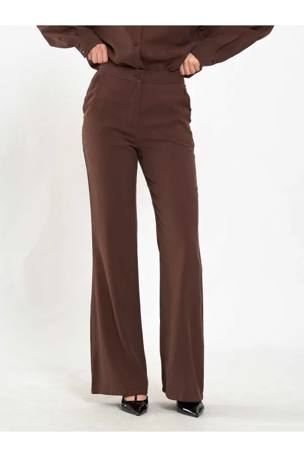 031651 Düz Kemer Pantolon