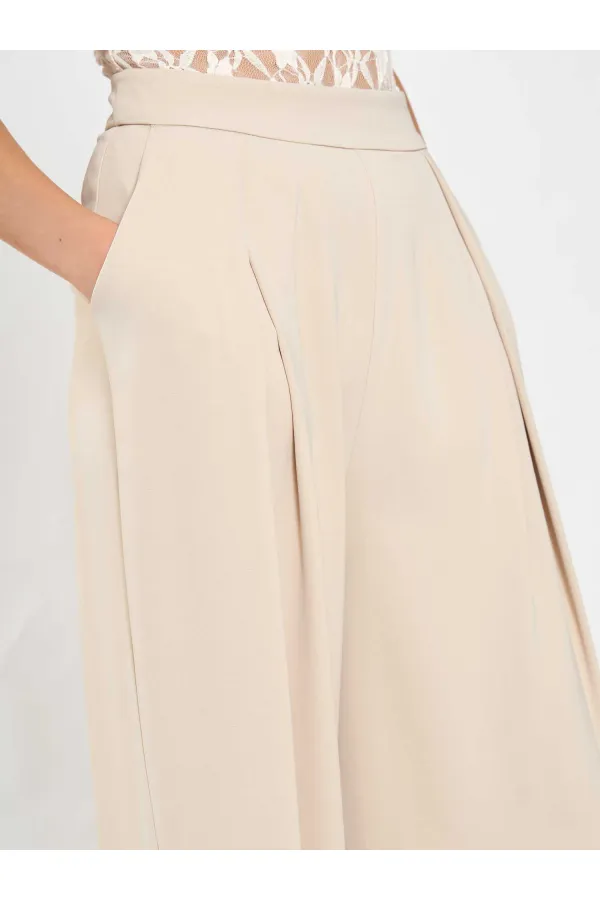 031635 A pileli Bol Paça Pantolon