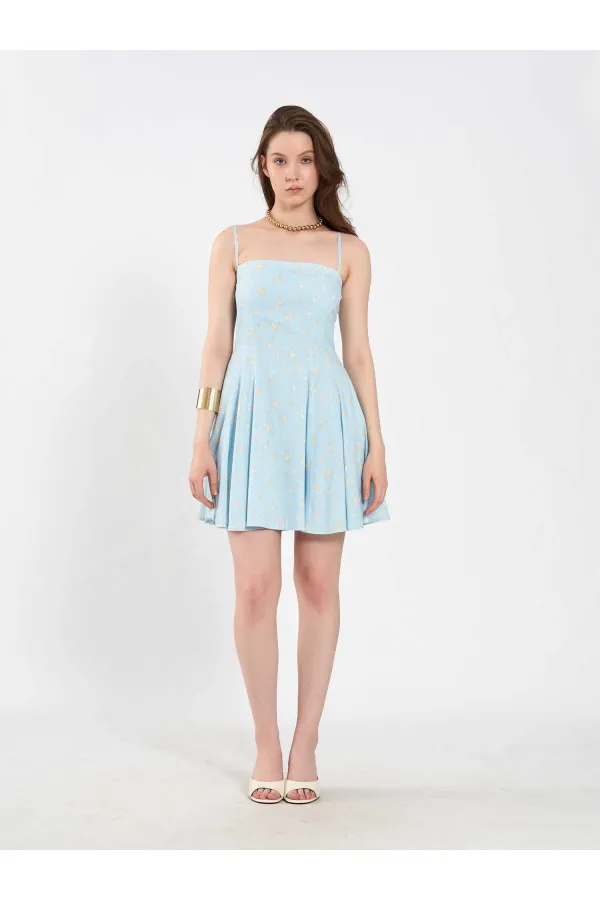 Robe mini déesse à bretelles 111728 Robe mini déesse à bretelles 111728