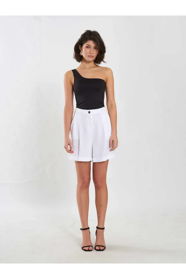 Short plissé simple 010875
