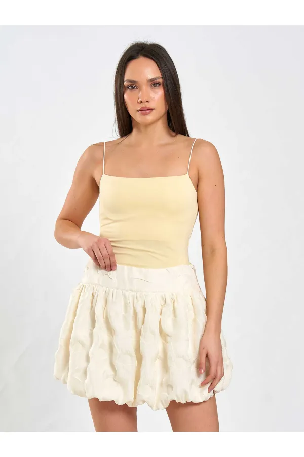 041166 Balloon Skirt with Waist Bodice