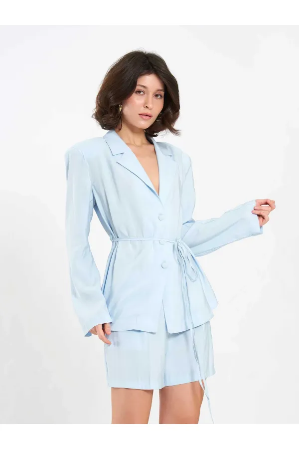 010867 Pileli Mini Şort