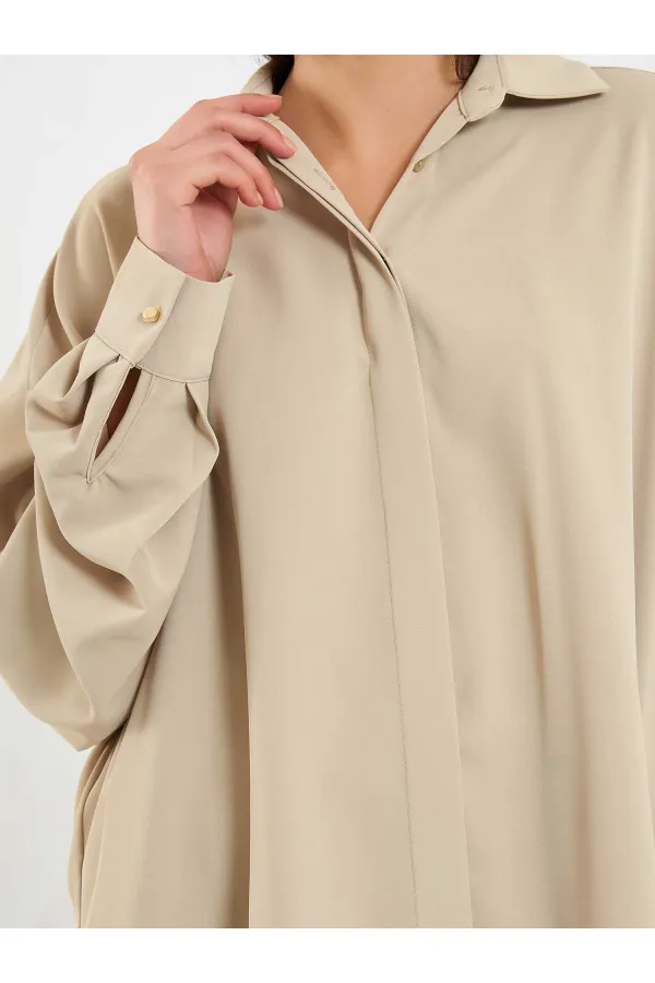 080802 Gizli Patlı Basic Gömlek