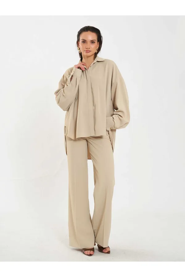 080802 Gizli Patlı Basic Gömlek