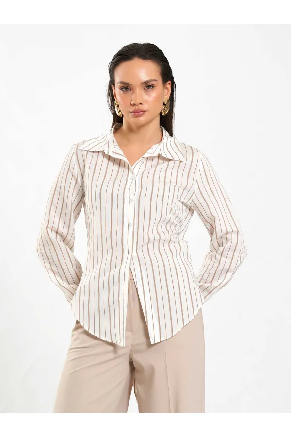 080787 Shirt with Back Detail