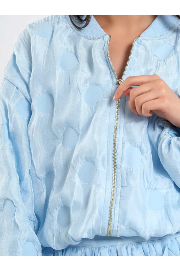 160893 Bomber Fermuarlı Ceket