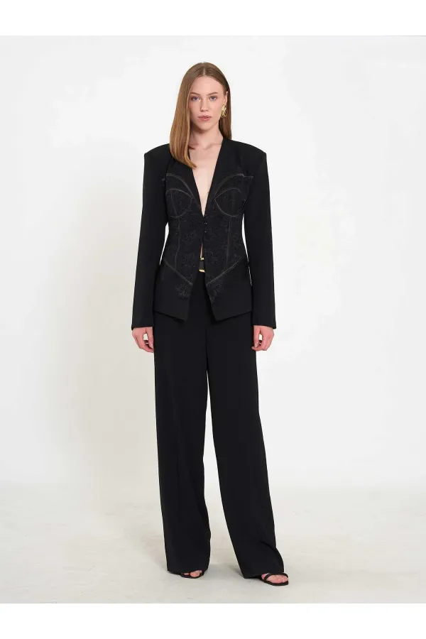 131064 Lace Corset Fit Jacket