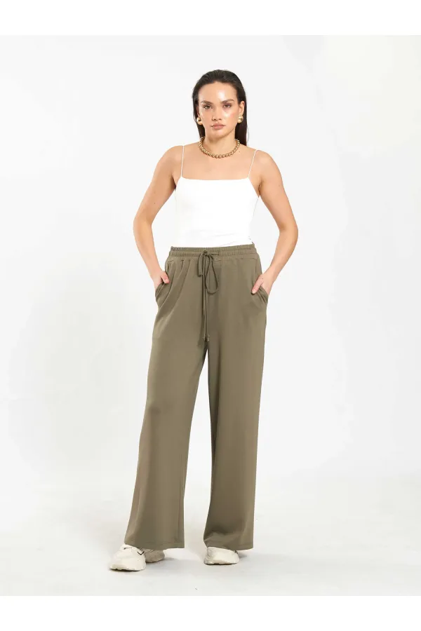 Pantalon à taille élastique 031628