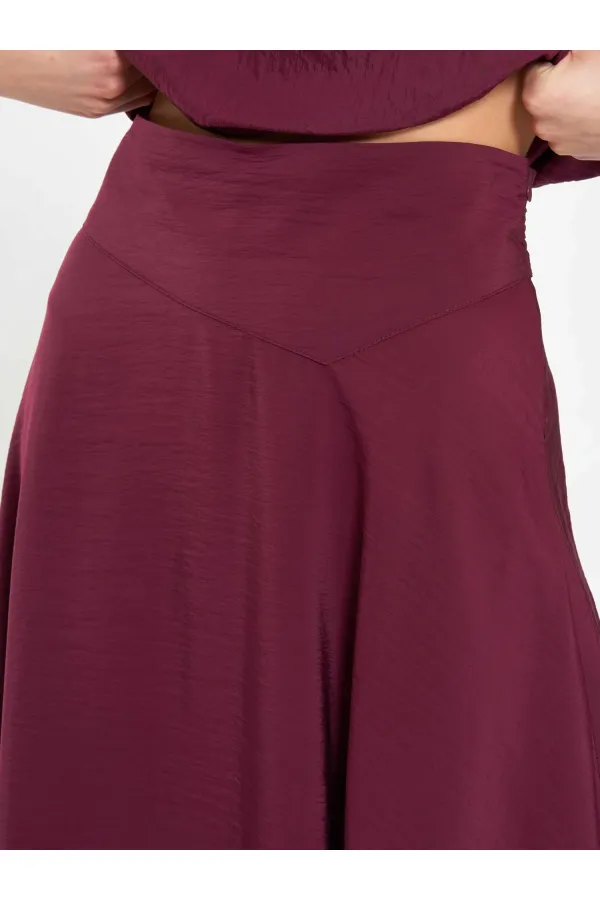 041162 Ruffled Midi Skirt