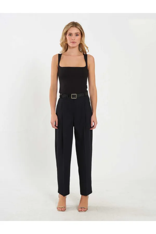 071857 Square Neck Strappy Blouse