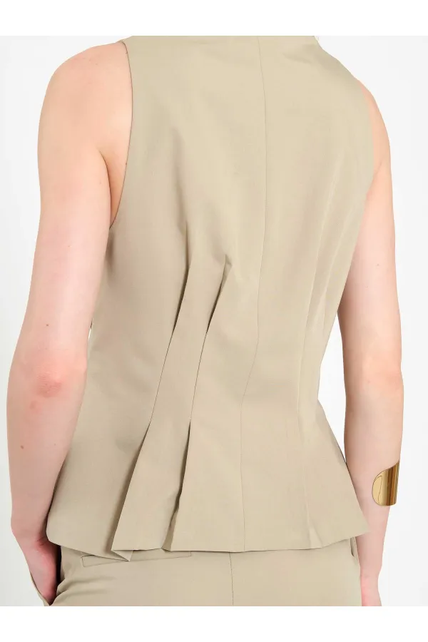 120746 Stella Waist-Fitted Vest
