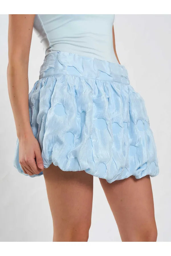 Jupe ballon avec corsage à la taille 041166