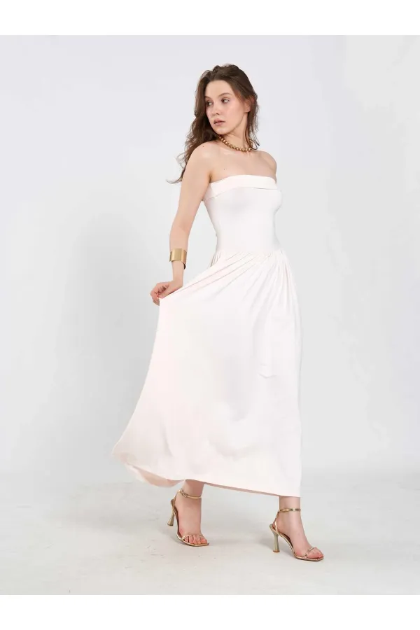 111718 Straplez Örme Elbise 111718 Straplez Örme Elbise