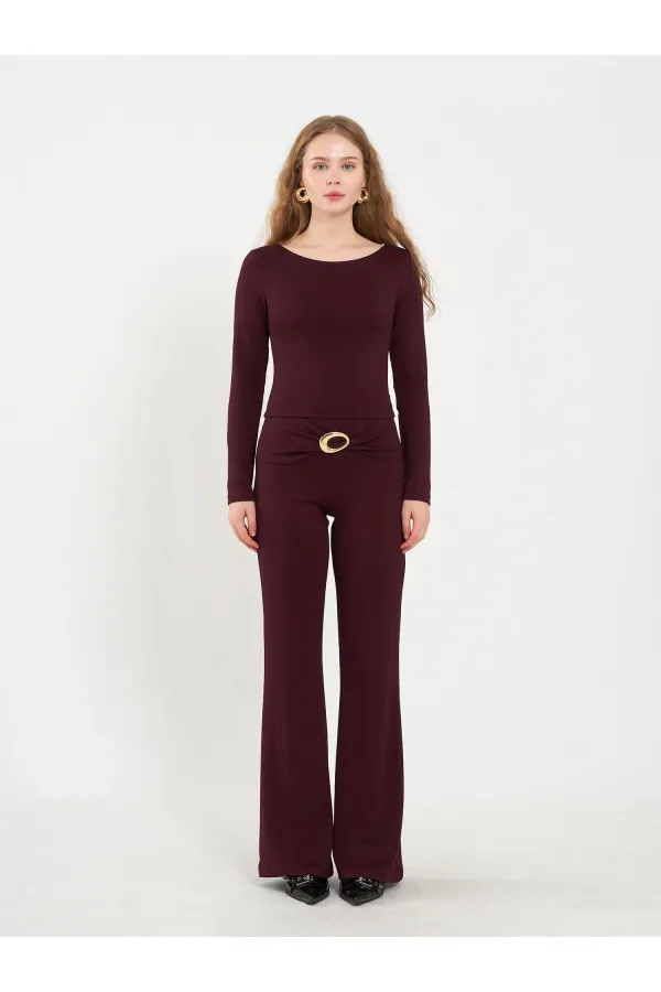 220647 Tokalı İspanyol Pantolon Takım