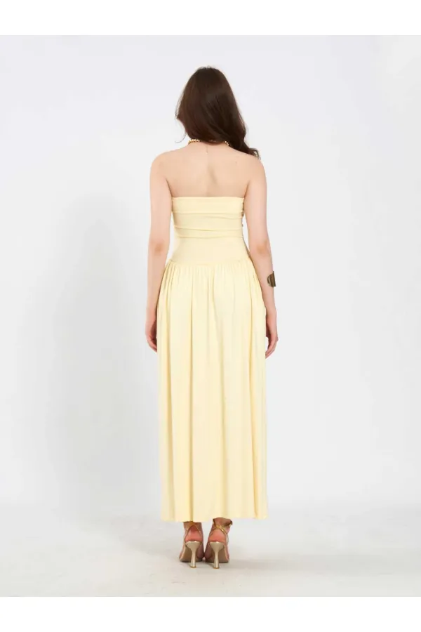 111718 Straplez Örme Elbise 111718 Straplez Örme Elbise