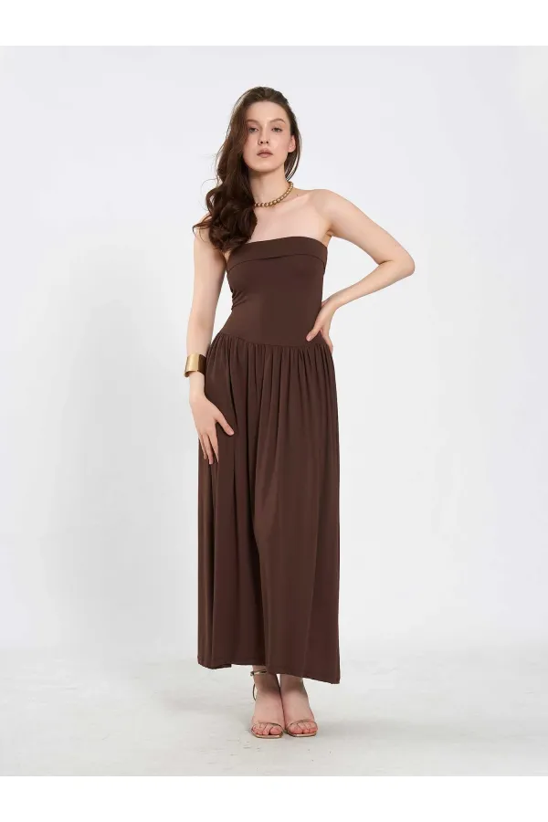 111718 Straplez Örme Elbise 111718 Straplez Örme Elbise