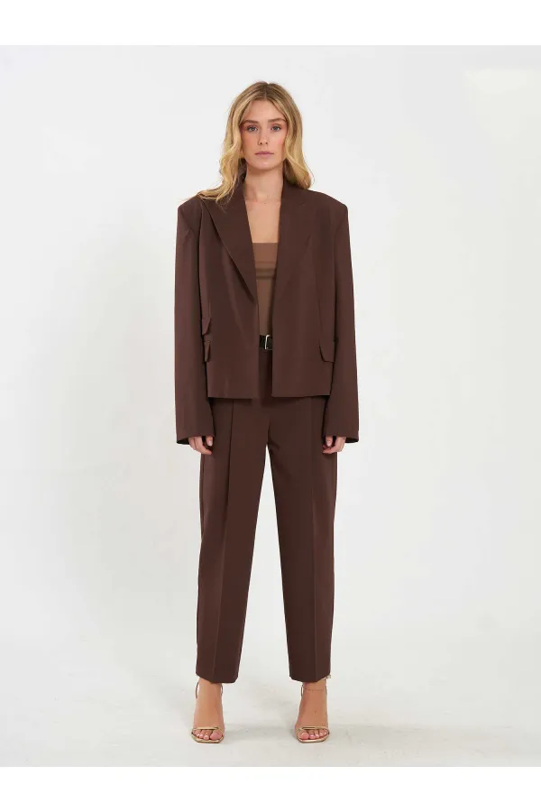 Veste oversize à épaules larges 131044