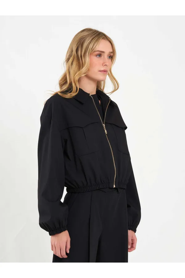 160896 Önü Fermuarlı Bomber Ceket