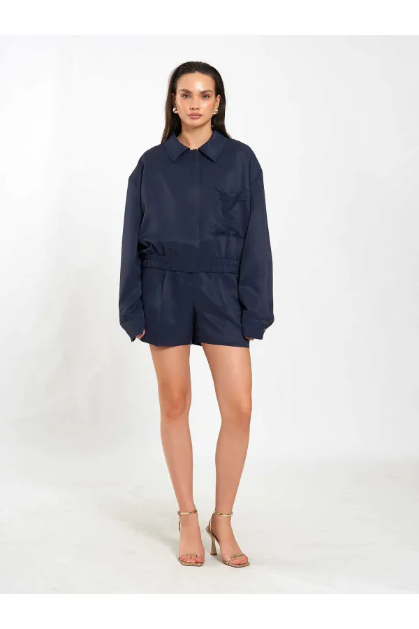 160897 Single Pocket Bomber Jacket