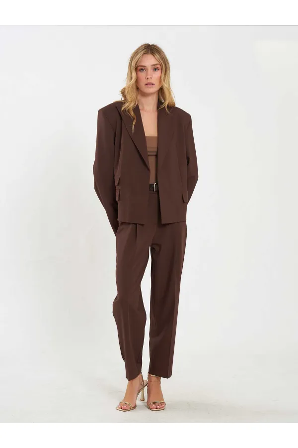 Veste oversize à épaules larges 131044