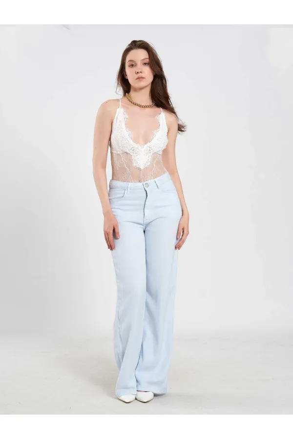 031659 Tencel Straight Leg Trousers 031659 Tencel Straight Leg Trousers